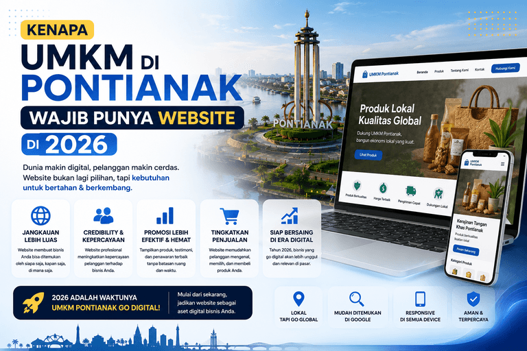 Kenapa UMKM di Pontianak Wajib Punya Website di 2026